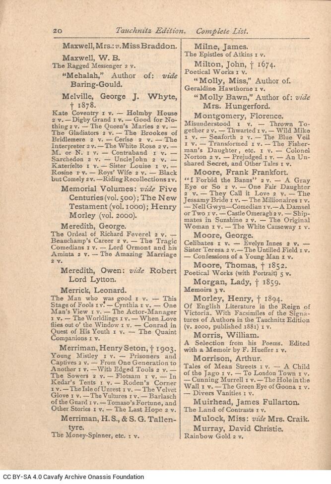 16.5 x 12 cm; + 288 p. + 32 appendix p., price of the book “Μ. 1.60” on its spine, the name of Stanley Worling is noted 